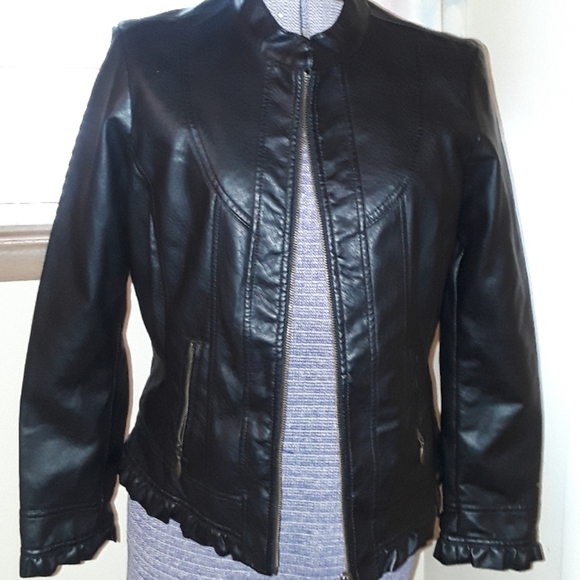 Christopher & Banks Jackets & Blazers - Leather jacket medium. NWOT